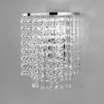 E-STAR STYLOWY KINKIET KRYSZTAŁOWY VERDE 2 CHROM