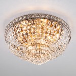 E-STAR STYLOWA PLAFONIERA KRYSZTAŁOWA CASABLANCA 9 PATYNA