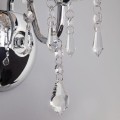 stylowy kinkiet z abażurowy z kryształkami salon sypialnia chrom biały.jpg