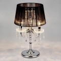 lampa nocna z kryształkami z czarnym abażurem do salonu pokoju hotelu chom.jpg