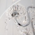 zyrandol abażurowy z kryształkami do jadalni salonu pokoju sypialni chrom.jpg