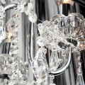 lampa kryształowa zyrandol abażurowy czarny chrom salon sypialnia gabinet restauracja hotel.jpg