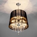 lampa kryształowa wisząca glamour czarna chrom sufitowa salon sypialnia hol.jpg