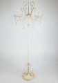 stylowa lampa podłogowa z kryształkami swiecznikowa do salonu pokoju sypialni antyczna biel.jpg