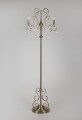 klasyczna lampa podłogowa świecznikowa kryształowa patyna salon sypialnia.jpg