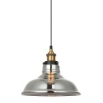 ITALUX INDUSTRIALNA LAMPA WISZĄCA LOFT HUBERT MDM-2381/1 GD+SG