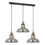 ITALUX INDUSTRIALNA LAMPA WISZĄCA ZWIS 3L HUBERT MDM-2381/3 GD+SG