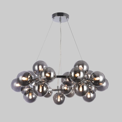 ITALUX NOWOCZESNY ŻYRANDOL CABELLA PND-5252-25-CH+SMK CHROM