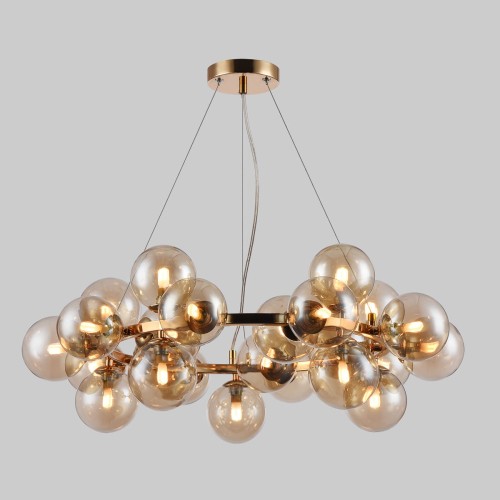 nowoczesny żyrandol lampa sufitowa do sypialni restauracji kawiarni salonu złoty gold.jpg