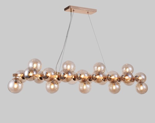 nowoczesna lampa wisząca żyrandol kule do salonu restauracji sypialni kawiarni złoty gold.jpg