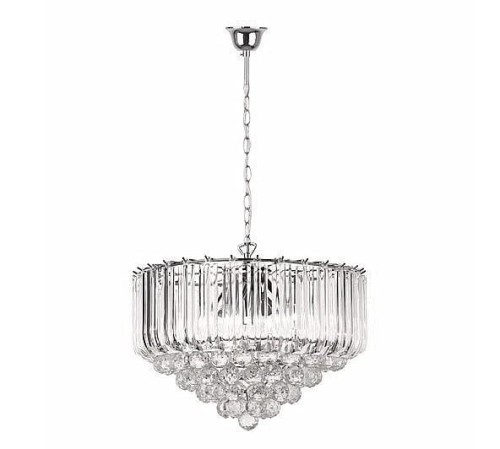 REALITY NOWOCZESNA LAMPA WISZĄCA Z KRYSZTAŁKAMI UTAH 5 AKRYL CLEAR