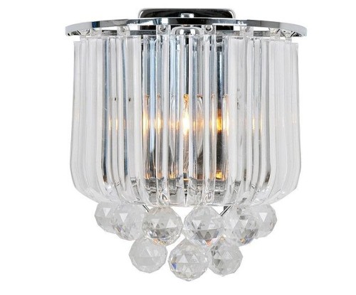 REALITY NOWOCZESNY KINKIET Z KRYSZTAŁKAMI UTAH AKRYL CLEAR