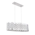 GLOBO STYLOWY ŻYRANDOL Z KRYSZTAŁKAMI CARTAGENA 15358H1 CHROM