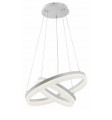 nowoczesny żyrandol lampa wisząca led do sypialni salonu biura gabinetu 3 ringi biała.jpg