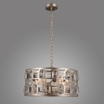 ITALUX STYLOWY ŻYRANDOL KRYSZTAŁOWY MOMENTO PND-43400-6 CHAMPAGNE