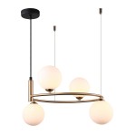 ITALUX NOWOCZESNA LAMPA SUFITOWA AMILY MDM-3974/4 BRO GOLD