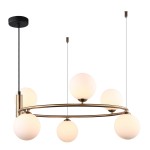 ITALUX NOWOCZESNA LAMPA SUFITOWA AMILY MDM-3974/6 BRO GOLD
