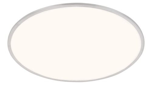 RABALUX NOWOCZESNY PLAFON SUFITOWY LED ZE ŚCIEMNIACZEM Ø 400 NADIR 2177 SATYNA