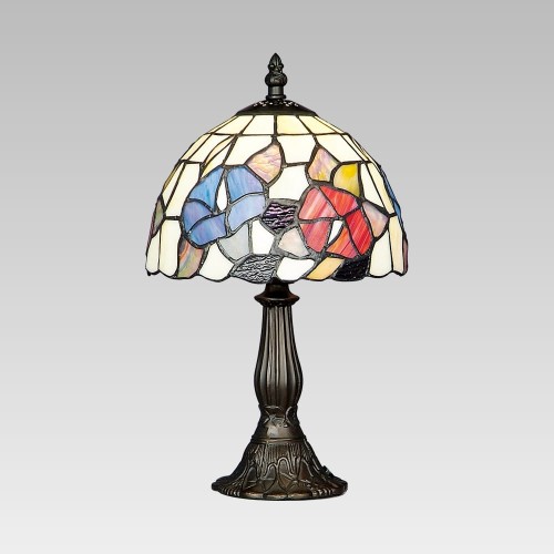 LUXERA STYLOWA LAMPKA NOCNA STOŁOWA TIFFANY No.79 MULTICOLOR