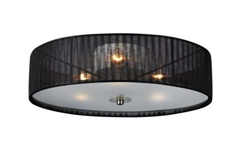 MARKSLOJD PLAFON SUFITOWY 3xE14 BYSKE ORGANZA BLACK