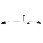 ITALUX DESIGNERSKA INDUSTRIALNA LAMPA SUFITOWA DAVIS MDE610-3 BLACK