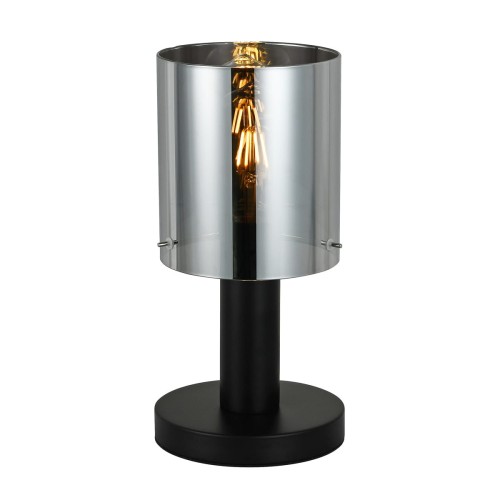 ITALUX NOWOCZESNA LAMPKA NOCNA STOŁOWA SARDO TB-5581-1-BK+SG BLACK