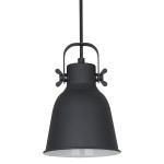 ITALUX INDUSTRIALNA LAMPA WISZĄCA LOFT LAVARE MD-HN82608-1-BK+WH CZARNY MAT