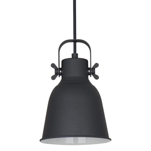 ITALUX INDUSTRIALNA LAMPA WISZĄCA LOFT LAVARE MD-HN82608-1-BK+WH CZARNY MAT