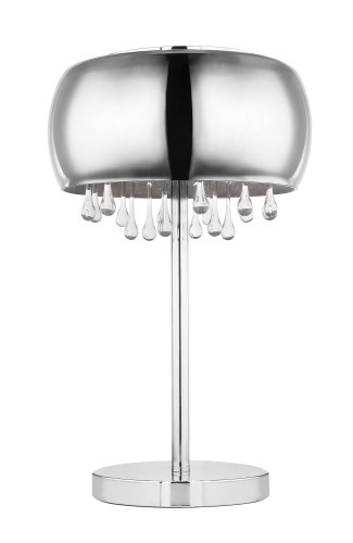 GLOBO NOWOCZESNA LAMPA NOCNA STOŁOWA Z KRYSZTAŁAMI KALLA 15809T CHROM