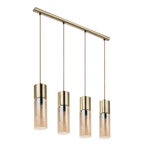 GLOBO NOWOCZESNA LAMPA WISZĄCA ZWIS ANNIKA 21000-4HM ZŁOTY MAT