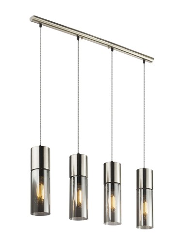 GLOBO NOWOCZESNA LAMPA WISZĄCA ZWIS ANNIKA 21000-4HN NICKEL MATT