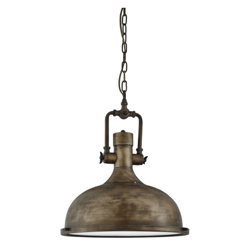 S-LIGHT INDUSTRIALNA LAMPA WISZĄCA TYPU LOFT 13-22 ANTIQUE GOLD/BLACK