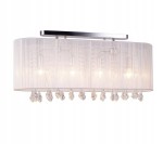 ITALUX PLAFON ŻYRANDOL Z KRYSZTAŁKAMI 4xE14 ISLA MXM1870-4 WHITE