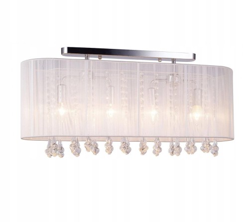 ITALUX PLAFON ŻYRANDOL Z KRYSZTAŁKAMI 4xE14 ISLA MXM1870-4 WHITE