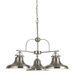 S-LIGHT INDUSTRIALNA LAMPA WISZĄCA ŻYRANDOL FISHERMAN 31-83SS SATIN SILVER