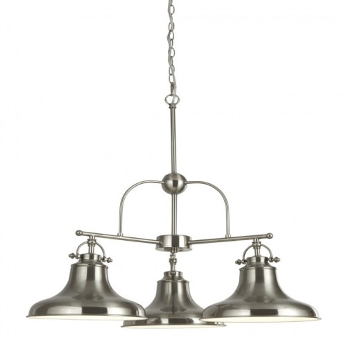 S-LIGHT INDUSTRIALNA LAMPA WISZĄCA ŻYRANDOL FISHERMAN 31-83SS SATIN SILVER