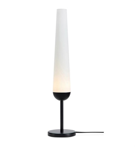 MARKSLOJD NOWOCZESNA LAMPKA NOCNA STOŁOWA BERN 107905 BLACK/WHITE
