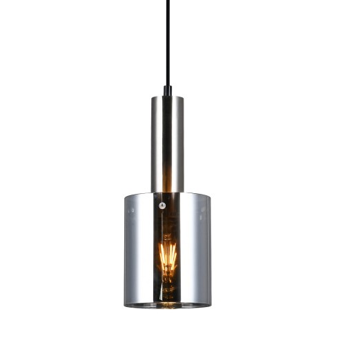 ITALUX NOWOCZESNA LAMPA WISZĄCA ZWIS LOFT SARDO PND-5581-1-SC+SG NIKIEL