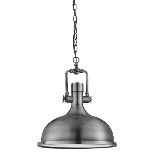 S-LIGHT INDUSTRIALNA LAMPA WISZĄCA TYPU LOFT 13-22 ANTIQUE NICKEL