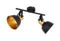 lampa listwa 2 reflektorowa industrialna czarno złota do salonu pokju sypialni biura fillo globo.jpg