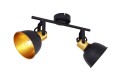 nowoczesna industrialna lampa reflektorowa czarno złota fillo 54655 globo.jpg