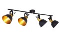 lampa sufitowa reflektorowa listwa czarno złota salonu biura gabinetu pokoju globo.jpg