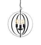 MARKSLOJD STYLOWY ŻYRANDOL ORBIT 3L 107942 BLACK MATT