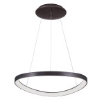 ITALUX NOWOCZESNA LAMPA WISZĄCA LED MORFI 5355-848ROP-BC-3 DARK COFFE