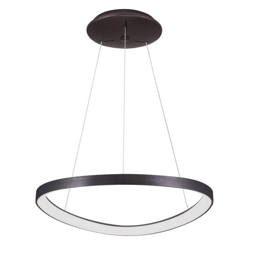 ITALUX NOWOCZESNA LAMPA WISZĄCA LED MORFI 5355-848ROP-BC-3 DARK COFFE
