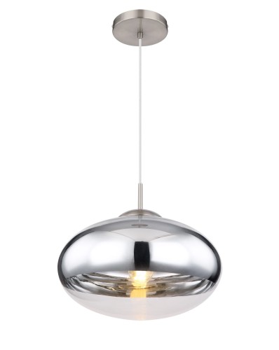 GLOBO NOWOCZESNA LAMPA WISZĄCA ANDREW 15445HC SILVER