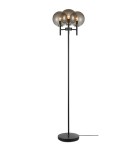 MARKSLOJD STYLOWA NOWOCZESNA LAMPA PODŁOGOWA CROWN 107947 BLACK/SMOKE