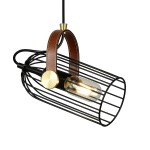 ITALUX INDUSTRIALNA LAMPA WISZĄCA ANTOIN PND-2445-1-BK BLACK