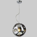 ITALUX NOWOCZESNA LAMPA WISZĄCA ZWIS SIMAO PND-3693-L-1-CH+SMK DYMIONY