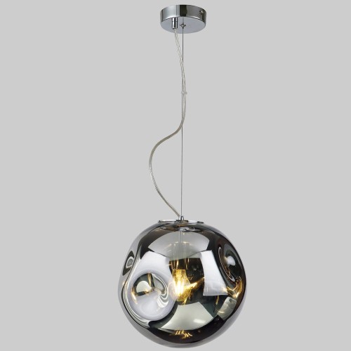ITALUX NOWOCZESNA LAMPA WISZĄCA ZWIS SIMAO PND-3693-L-1-CH+SMK DYMIONY